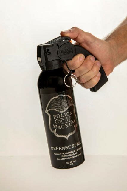 Police Magnum Oc 17 Pepper Spray Large 16 Oz Pistol Grip Maximum