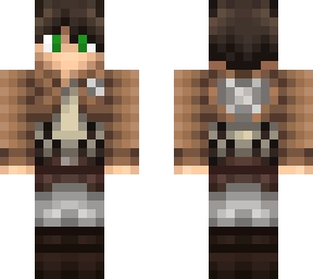 Collection by harumi tsuchi • last updated 3 days ago. eren jaeger slightly edited hair (not mine) | Minecraft Skin