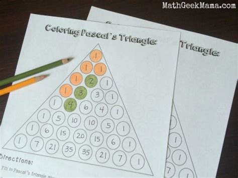 Exploring Patterns In Pascals Triangle Free Printables