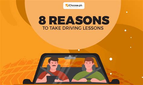 8 Reasons To Take Driving Lessons Infographic Ichooseph