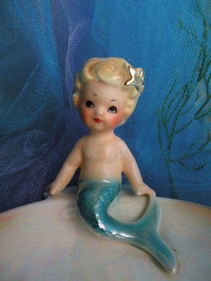 Vintage Mermaid Soap Dish Figurine By Josef Originals Etsy Vintage