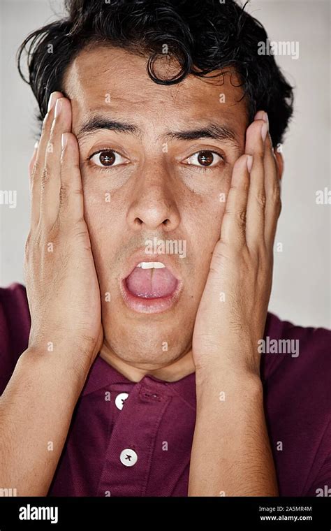 Shocked Male Person Stock Photo Alamy