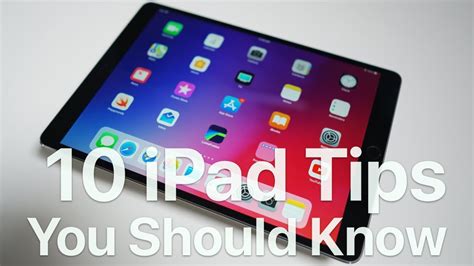 10 Ipad Tips You Should Know Youtube