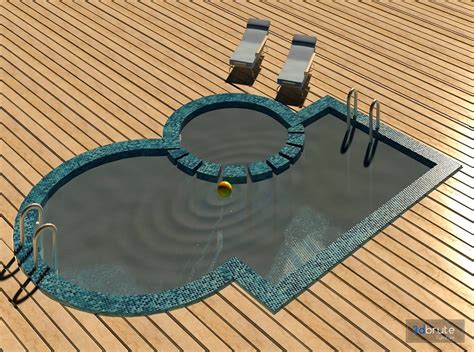 Swimming Pool 3d Model Buy Download 3dbrute