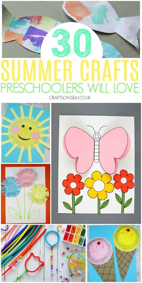 Summer Crafts For Preschoolers Preschool Crafts Summer Crafts