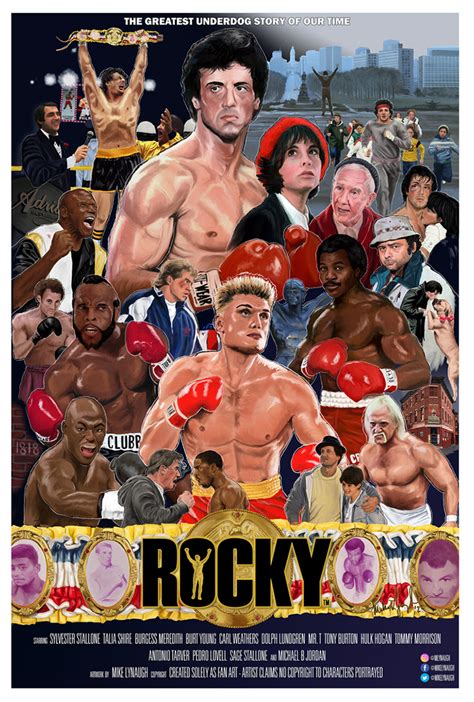 Rocky Balboa By Mike Lynaugh Home Of The Alternative Movie Poster Amp
