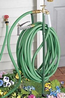 Easy installation the hose bib extender easily slides over a fencing t post or mount in the ground with concrete. 1000+ images about Garden on Pinterest | Faucets, Garden ...