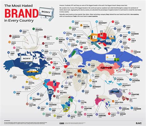 The Most Hated Brand In Every Country Visualized Digg