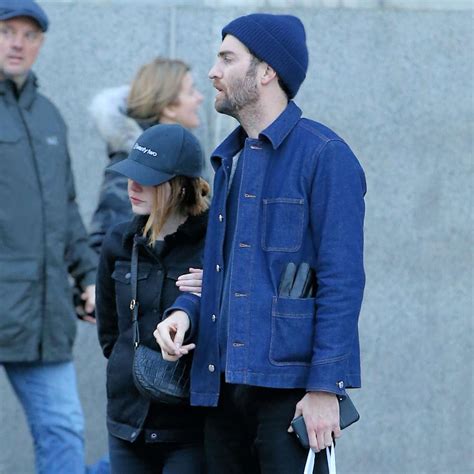 Emma stone is reportedly expecting her first child with her partner dave mccary. Emma Stone with her boyfriend Dave McCary in New York-05 | GotCeleb