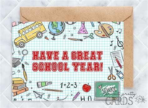 Free Printable Back To School Cards Print Pretty Cards