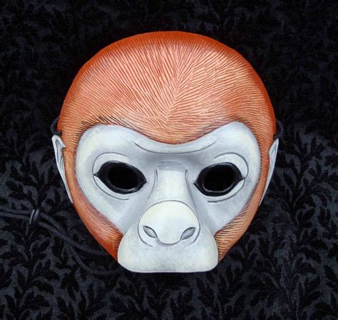 Monkey Mask By Merimask Deviantart Com On Deviantart Monkey Mask Leather Mask Monkey