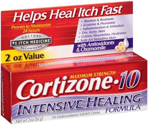 Cortizone 10 Maximum Strength Intensive Healing Formula Anti Itch Creme