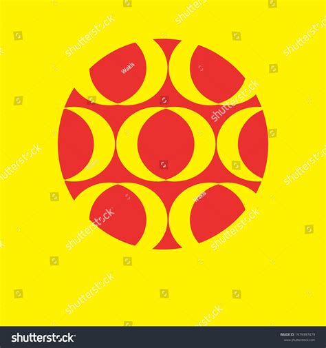 Red Circle Logo Pipe Symbols Stock Vector Royalty Free 1979397479