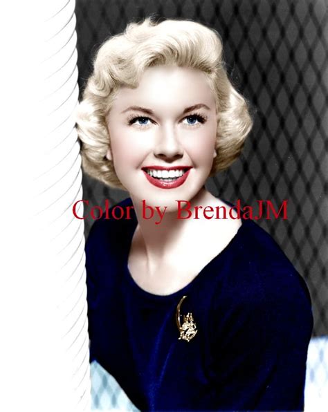 Doris Day Color By Brendajm Beauty Glamour Movie Stars