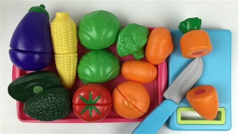 Learn Names Of Fruits And Vegetables With Velcro Toy Learn Names Of