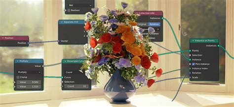 Generating Flowers With Geometry Nodes In Blender Blendernation