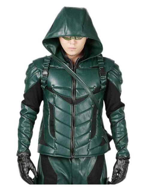 Green Arrow Season 5 Oliver Queen Jacket Stephen Amell Jacket