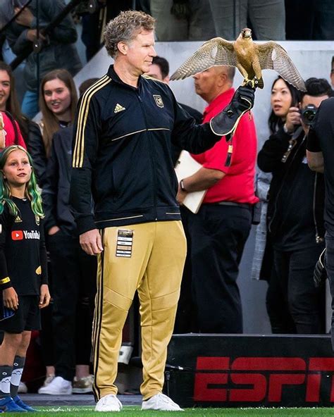 Will Ferrell In The Only Appropriate Soccer Game Outfit—a Tracksuit And