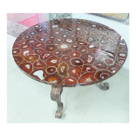 Red Agate Mosaic Table Top Coffee Tables Stone Direct Usa