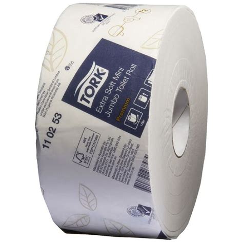 Tork T2 Toilet Paper Mini Jumbo Toilet Roll 12 Pack Officeworks