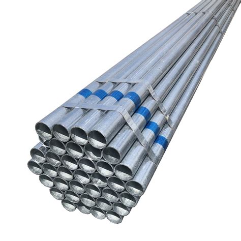 China Shouldered End Galvanized Steel Pipe Q235 Manufacturers And