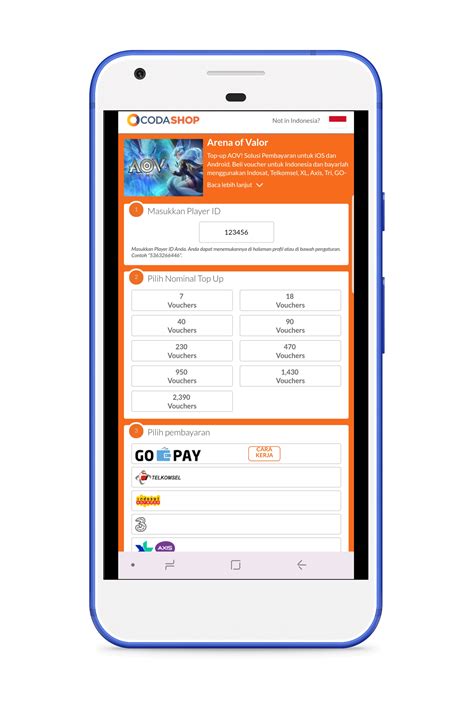 Cara klaim voucher gamemax mobile legend. Cara Top Up AOV di Codashop - Coda Payments Indonesia
