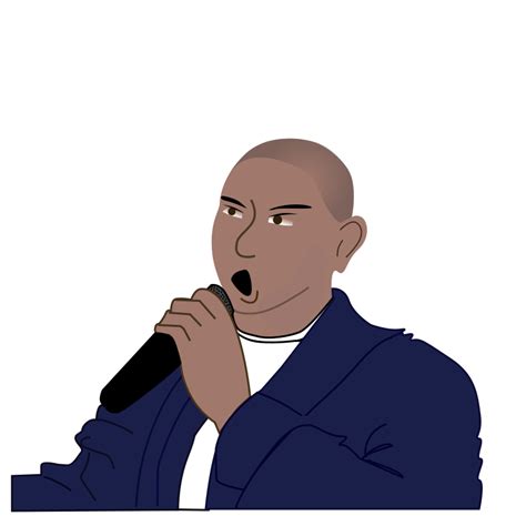 Cartoon Rappers Png Performing Male Rapper Cartoon Vector Clipart Images