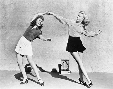 Two Women Dancing Outside — Stock Photo © Everett225 12293002