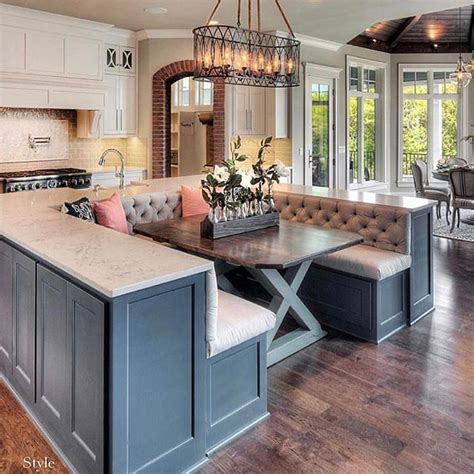 Kitchen Island With Bench Seating Idea Kitchen Island With Bench