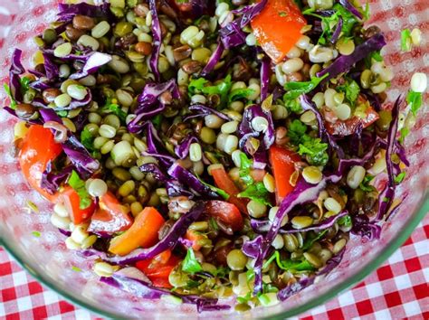 Sprouted Bean Salad A Pretty Life In The Suburbs