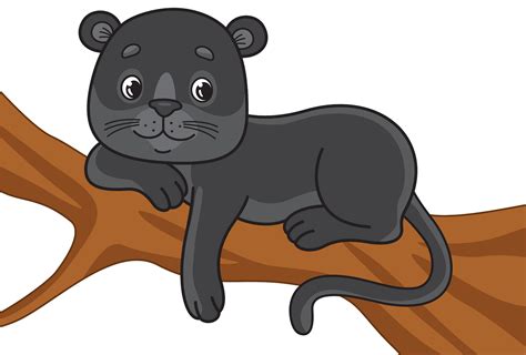 Cute Panther Clipart Image