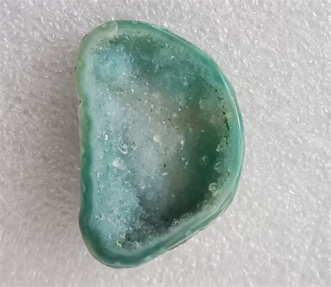 1351 Ct Natural Aqua Blue Druzy Geode Agate Round Cut Loose Gemstone