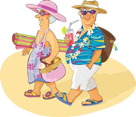 Best Old Couple Illustrations Royalty Free Vector Graphics And Clip Art