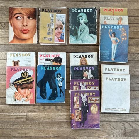 Vintage S Playboy Magazine Lot Of Issues Holiday