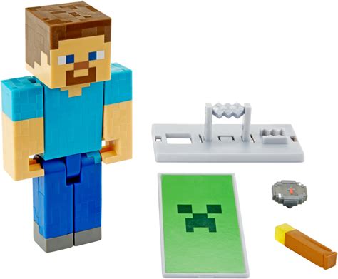 Minecraft Action Figure Steve With Shield
