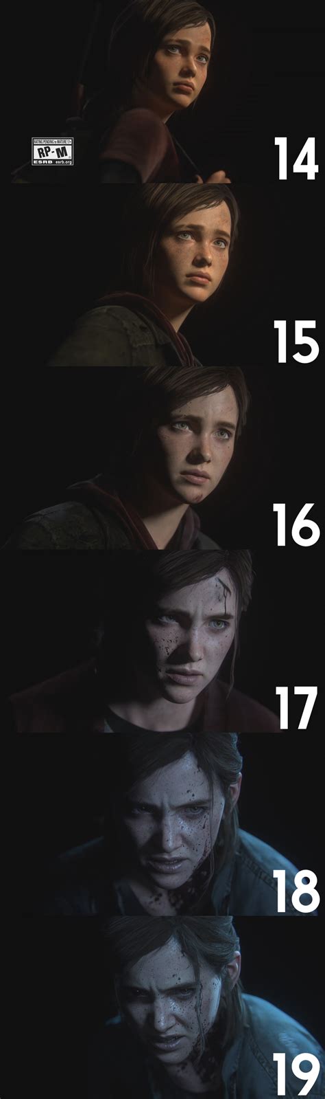 Used The New Teaser To Find Out What Ellie Looked Like At Exactly Each Age Between Games R