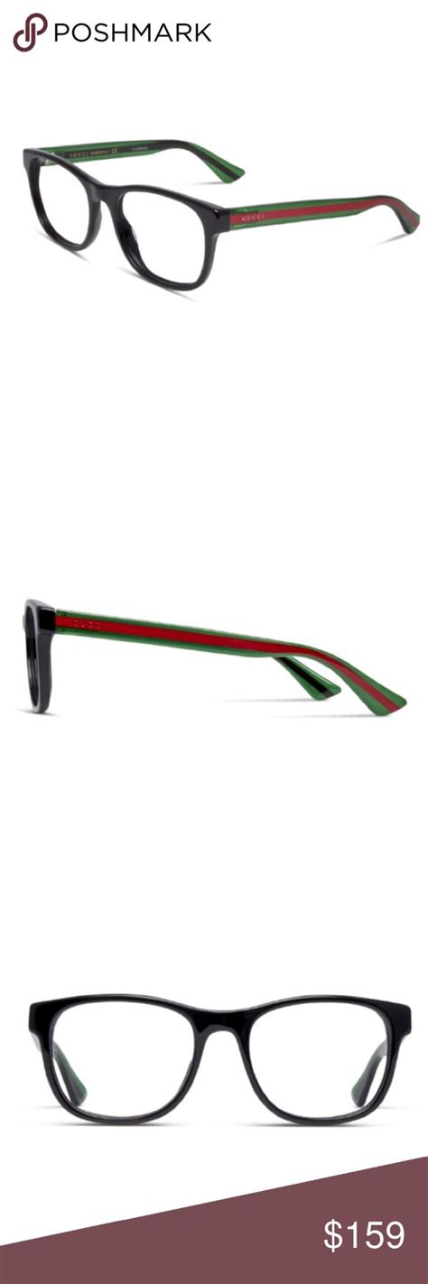 nib gucci square oversized eyeglasses gg0004o glasses accessories eyeglasses gucci
