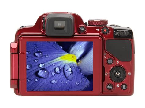 Nikon Coolpix P520 Red 181 Mp Wide Angle Digital Camera Hdtv Output