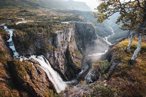 Vøringfossen Norway A Perfect Viewpoint And Also A Great Spot To