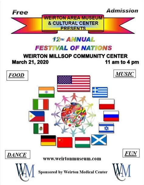 12th Annual Festival Of Nations Weirton Millsop Community Center Follansbee March 21 2020