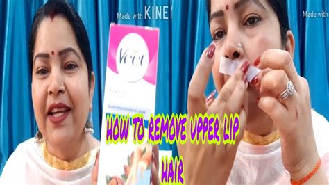 Or, you can go fully bare. How I Remove My Upper Lip Hair At Home//Using Veet Wax ...