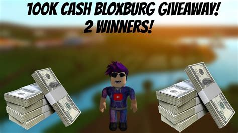 Bloxburg Giveaway 100k Cash Roblox Bloxburg Closed Youtube