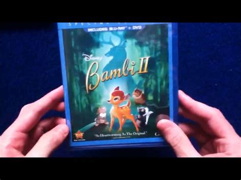 Unboxing Bambi Ii Blu Raydvd Youtube