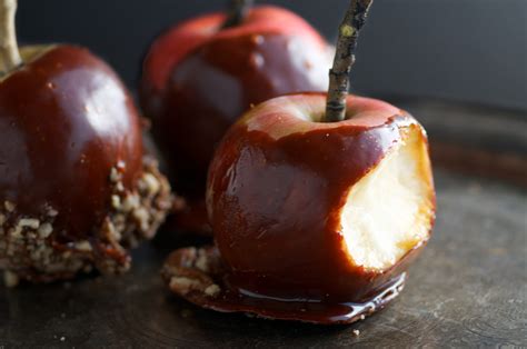 Spooky Honey Caramel Apples For Halloween Nourished Kitchen
