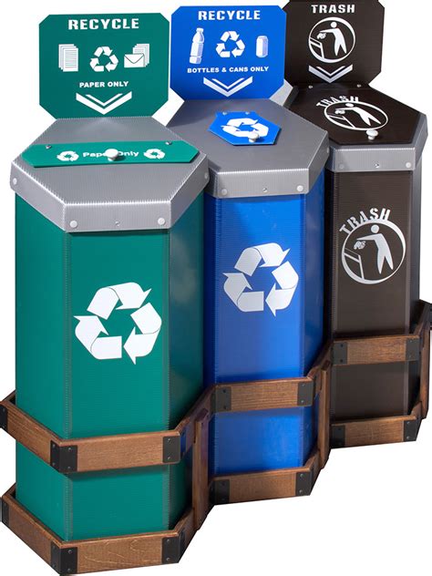 Every two weeks, the bin is collected and emptied by the. 3 Bin Multi-Sort, Recycle and Waste, Recycling Solution ...