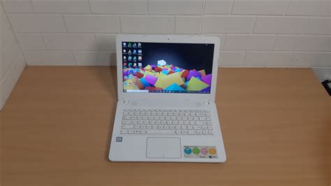 Laptop Asus X441ua Putih Elegan Core I3 6006u Gen 6 Ram 4gb Ddr4 Ssd