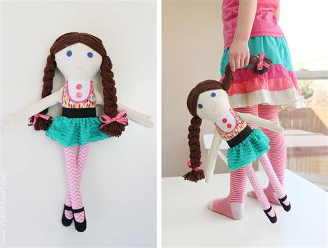How To Make Simple Fabric Rag Dolls At Home Girl And Boy Patterns