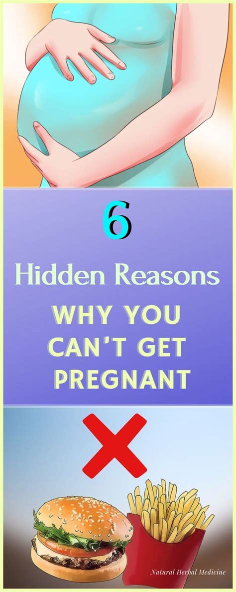 6 Hidden Reasons Why You Cant Get Pregnant