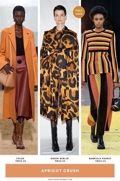 Fall 2023 Fashion Color Trends Wgsn Apricot Crush Color Trends Fashion Fashion Trend