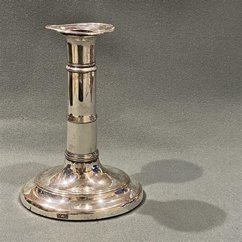 Pair Of Victorian Sheffield Silver Plate Telescopic Candlesticks